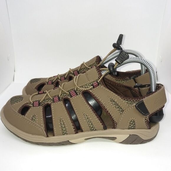 Eddie Bauer Blakely Closed Toe Sandals Women's Size 7 M‎ Brown - Picture 2 of 8